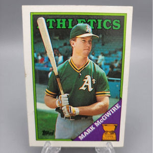 Mark McGwire 1988 All Star Rookie Topps Baseball Card #580